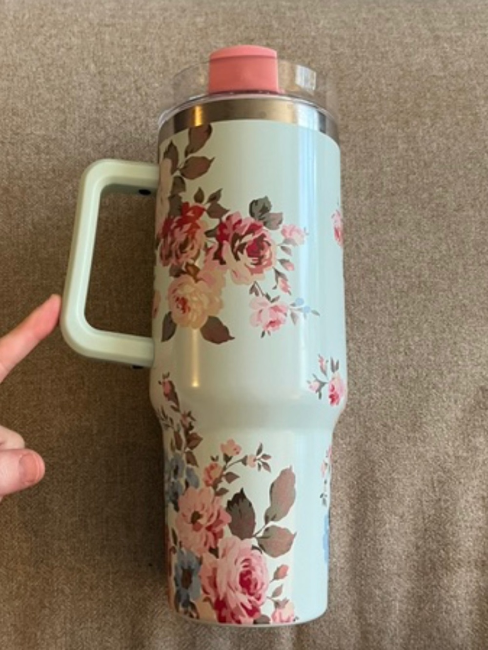 Francescas floral tumbler